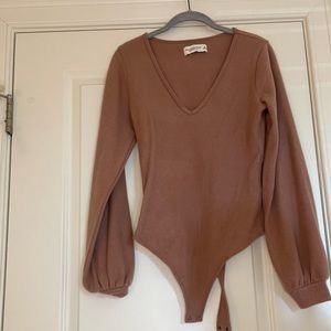 Abercrombie bodysuit, sweater